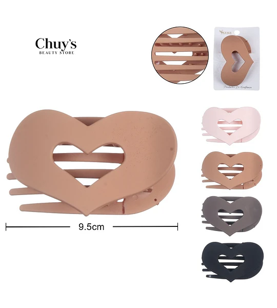 Pinza Para Cabello Corazón