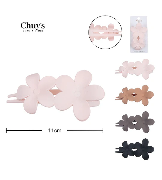 Pinza Para Cabello Flor
