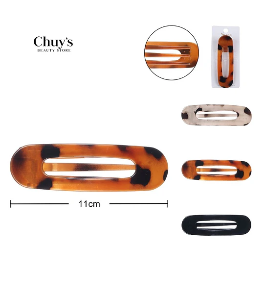 Pinza Para Cabello Tortoise