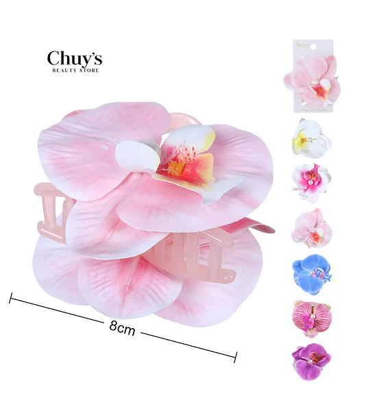 Pinza Para Cabello Flor