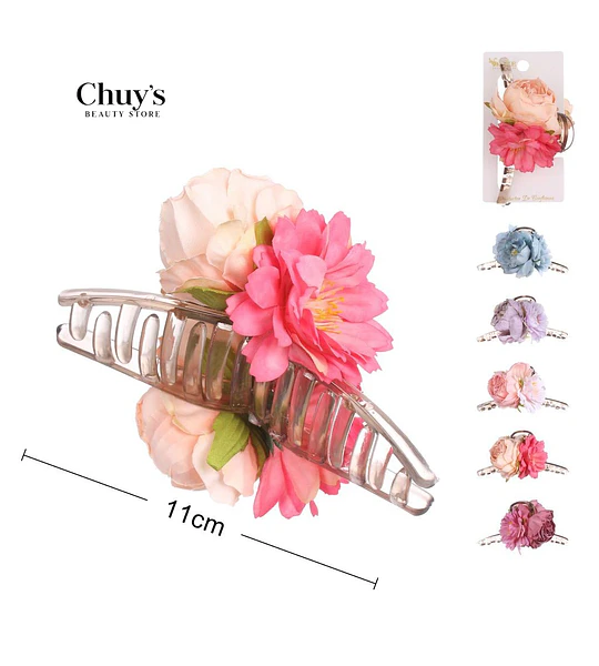 Clip Para Cabello Con Flores