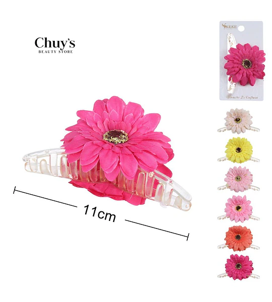 Pinza Para Cabello Flor