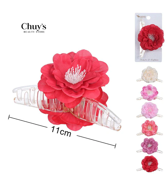 Clip Para Cabello Con Flor