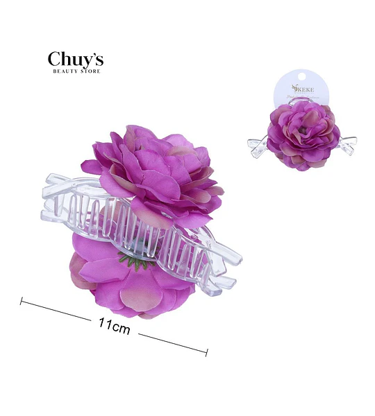 Clip Para Cabello Con Flores