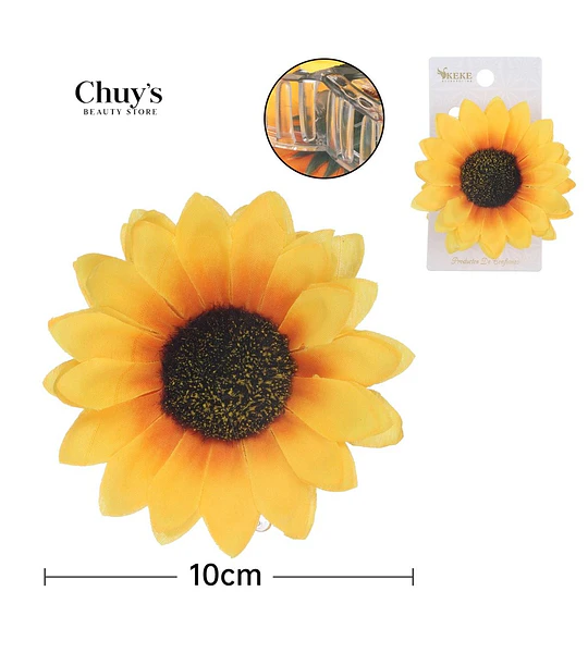 Flor Artificial Girasol 10cm