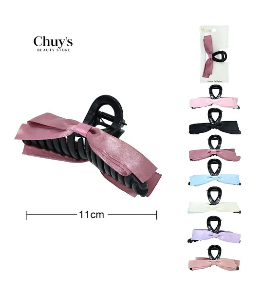 Pinza Para Cabello Con Lazo