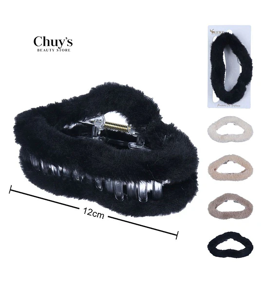 Pinza Para Cabello Peluda