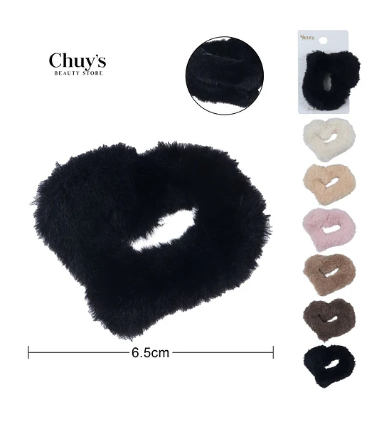 Scrunchie De Pelo De Piel Sintética