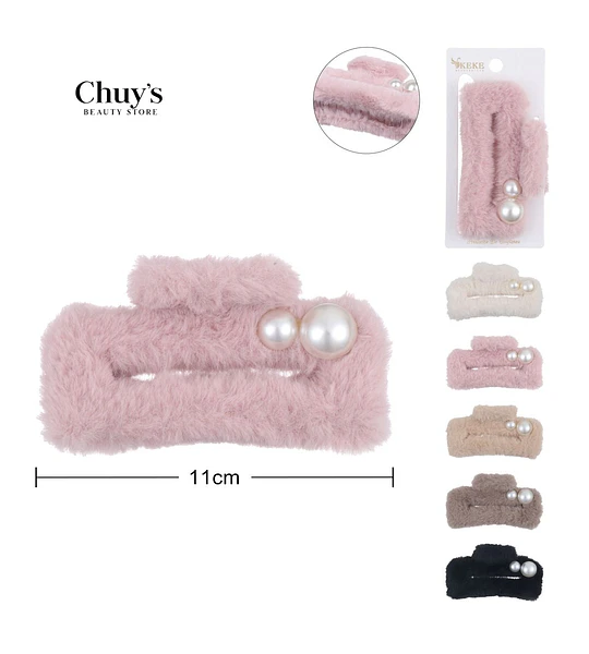 Pinza Para Cabello Con Perlas