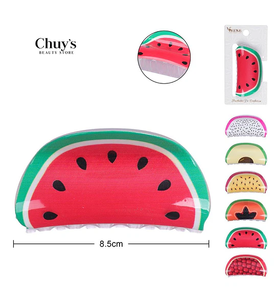 Pinza Para Cabello Sandía