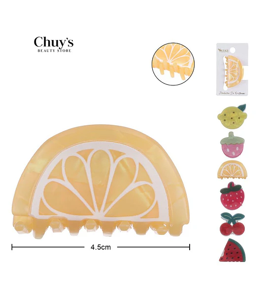 Pinza Para Cabello Frutal