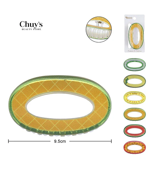 Pinza Para Cabello Ovalada