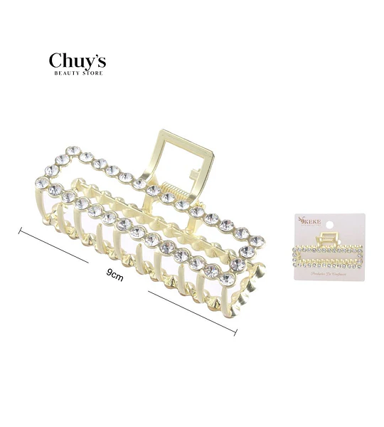 Pinza Para Cabello Con Strass