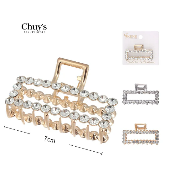 Clip Para Cabello Con Brillantes