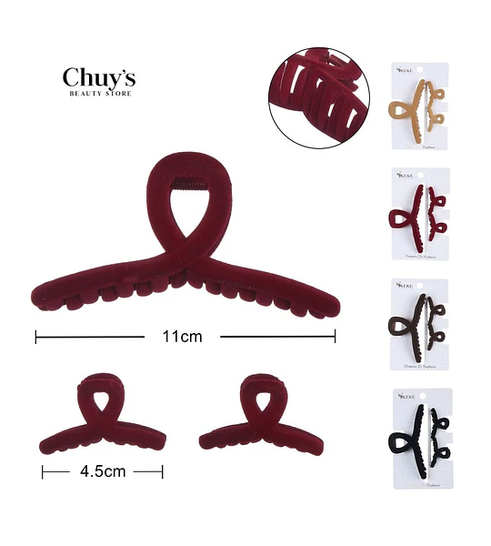 Pinza Para Cabello Velvet
