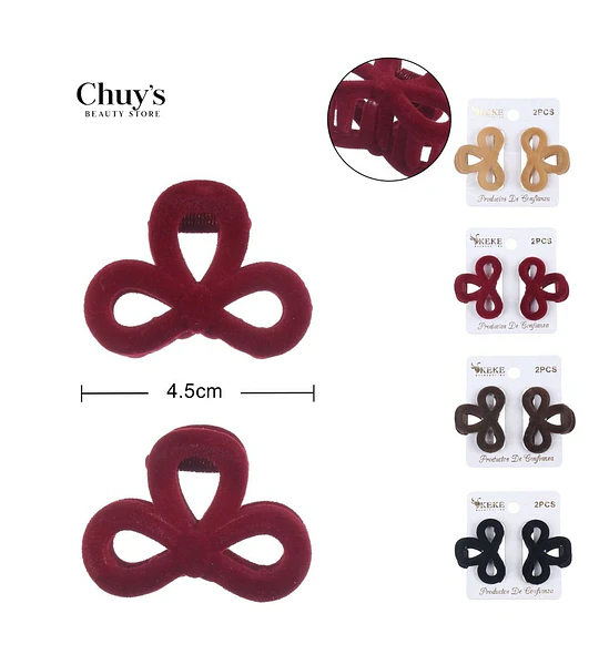 Pinza Para Cabello Velour