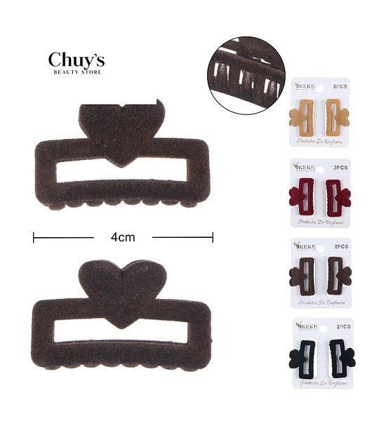 Clip Para Cabello Corazón