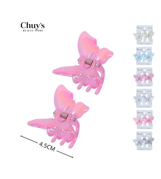 Pinza Mariposa Rosa