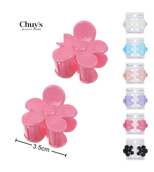 Pinza Para Cabello Flor