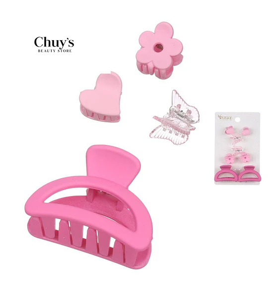 Set de Pinzas para Cabello