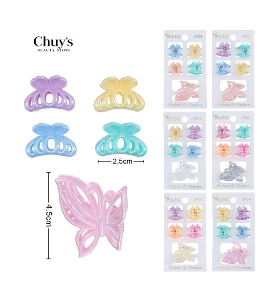 Pinza Mariposa para Cabello