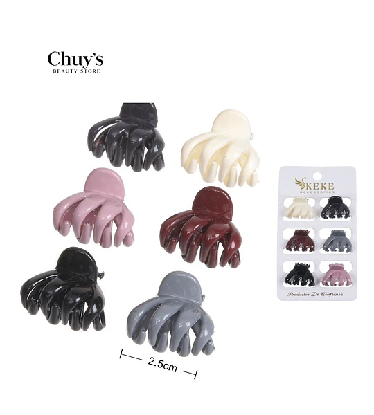 Pinza Para Cabello Tipo Cangrejo