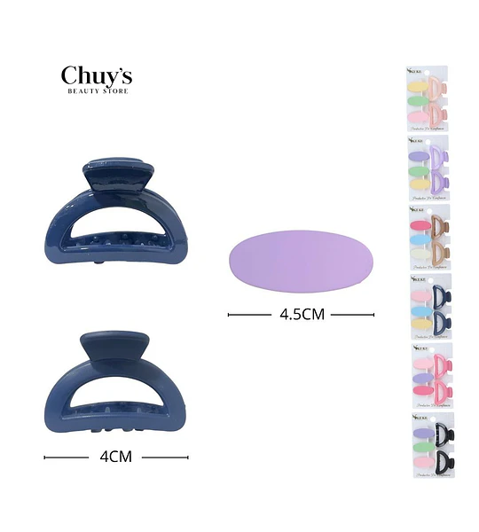 Pinza Para Cabello Grande
