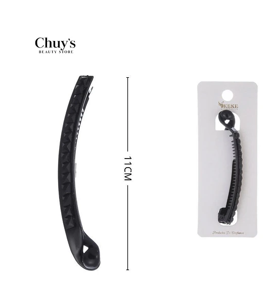 Pinza Para Cabello Negra
