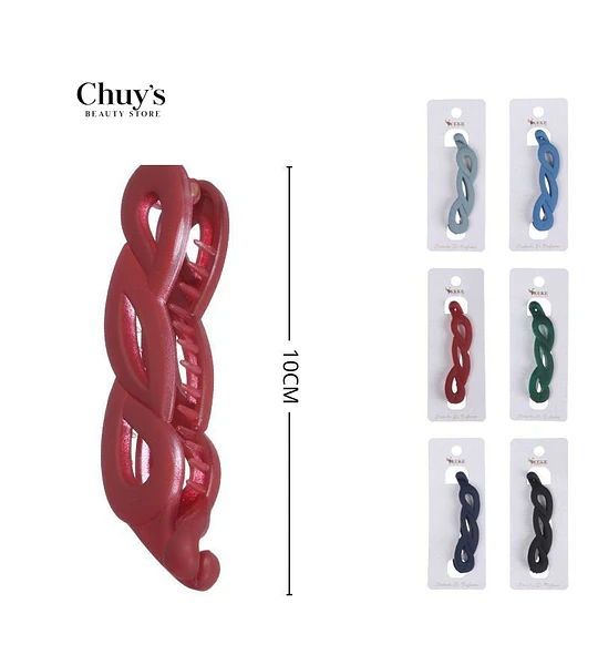 Pinza Para Cabello Trenzada