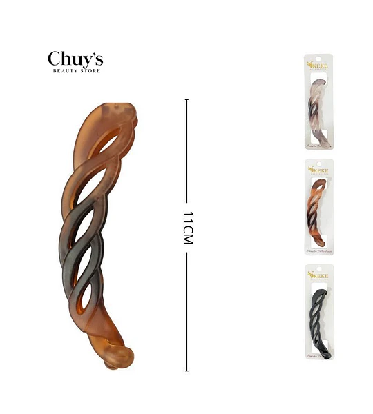 Pinza Para Cabello Trenzada
