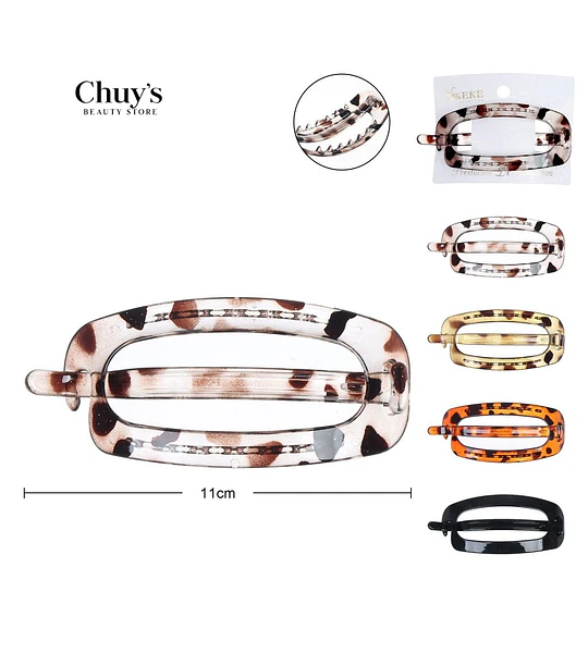 Clip Para Cabello Estilo Acetato