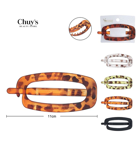 Pinza Para Cabello Estilo Tortoise