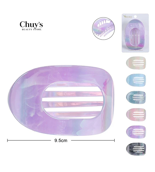 Pinza Para Cabello Transparente