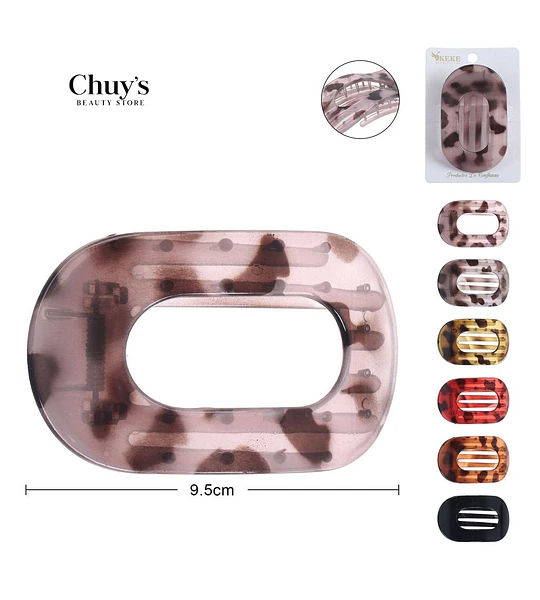 Pinza Para Cabello Acetato