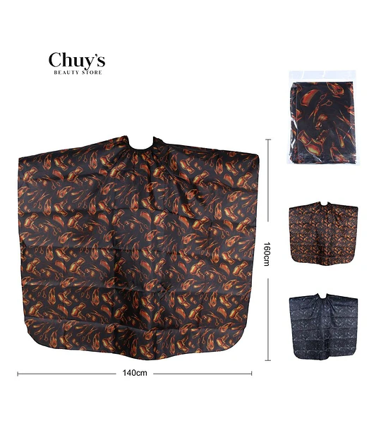 Capa de Peluquería Estampada