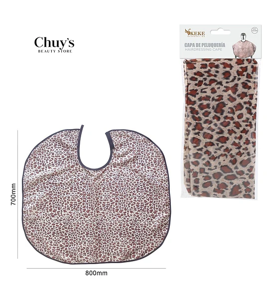 Capa de Peluquería Estampada