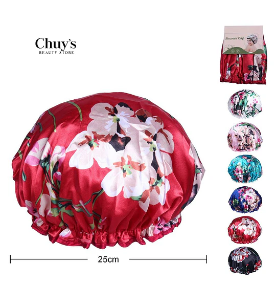 Gorro de Ducha Floral