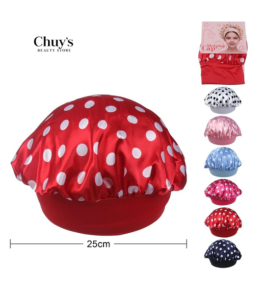 Gorro De Ducha Con Lunares