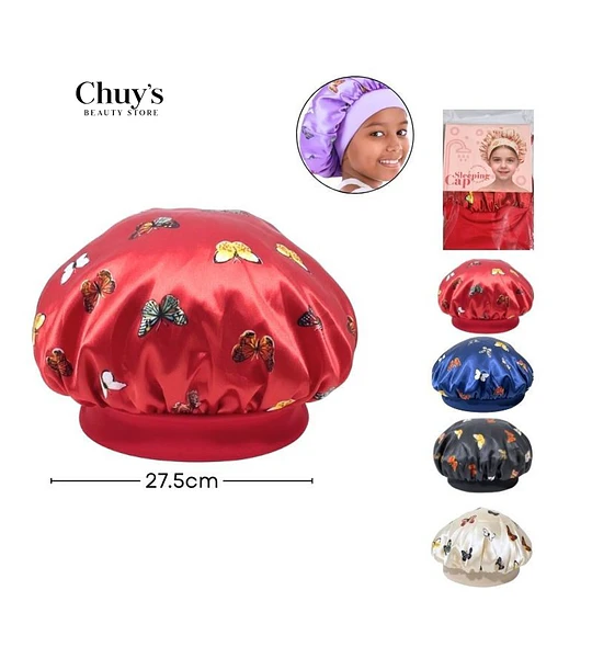 Gorro De Ducha Con Mariposas