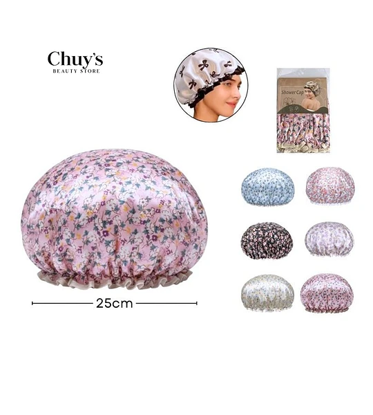 Gorro de Ducha Floral