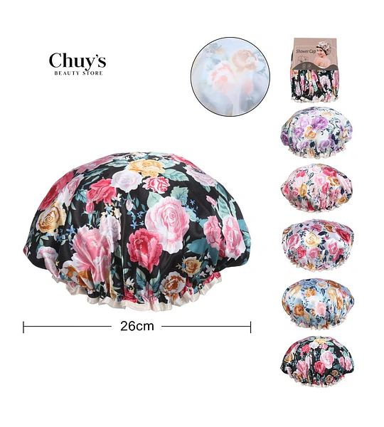 Gorro De Ducha Floral