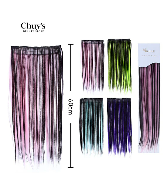 Extensiones De Cabello Sintético 60cm