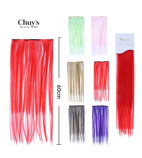 Extensiones De Cabello Sintético 60cm