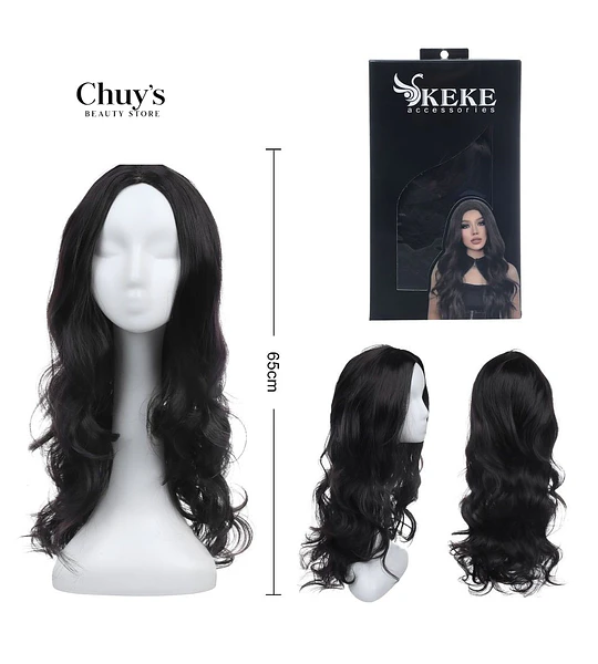 Peluca Larga con Ondas Sueltas