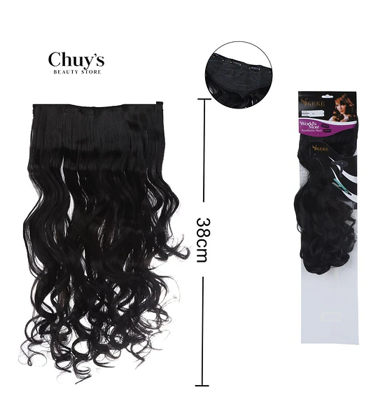 Extensión de Cabello Rizado 38 cm