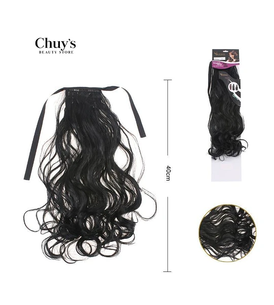 Extensión de Cabello Ondulada 40cm