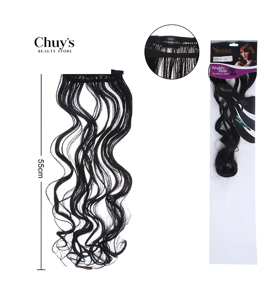 Extensión De Cabello Rizado 55cm