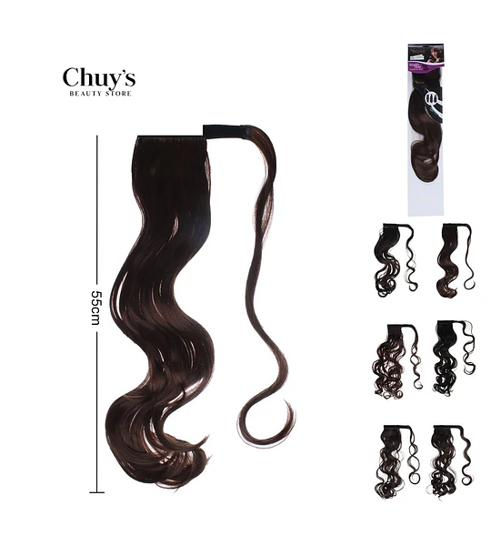 Extensión de Cabello Ondulada 55 cm