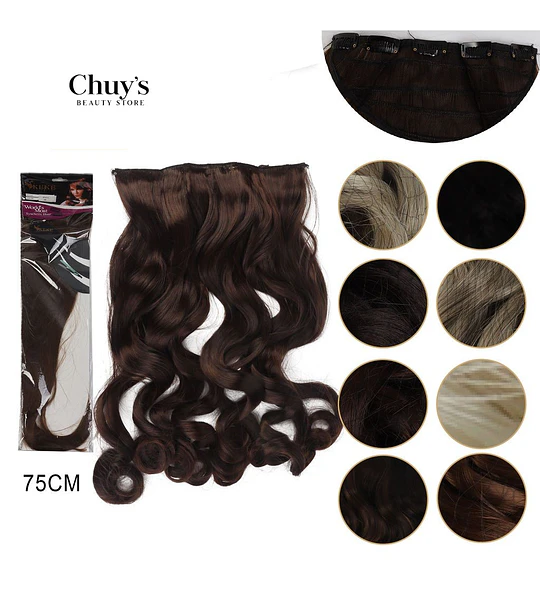Extensiones de Cabello Rizado 75CM