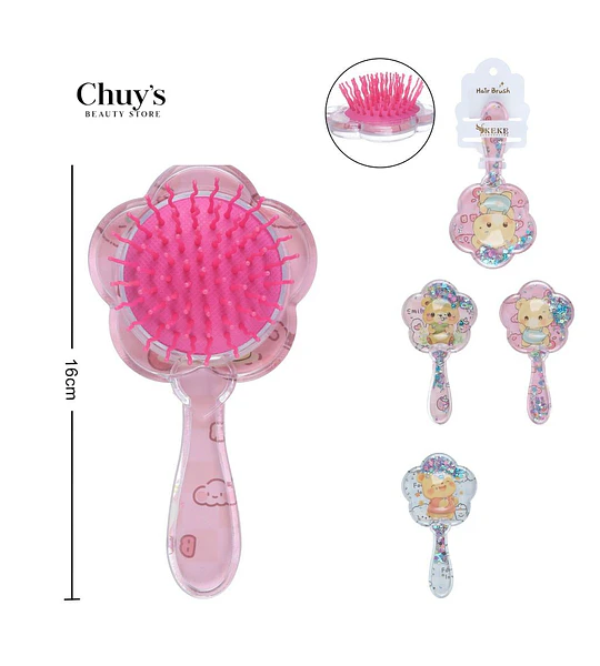 Cepillo Para Cabello Flor